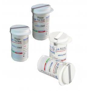 Glucose Test Strips Vial Wrap-Around with Tamper Proof Label Top & Corner Labeling Machine